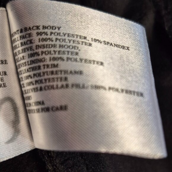 Michael Kors Black Longline Scuba Jacket with Quilted Sleeves and Insert Size S - Picture 15 of 15